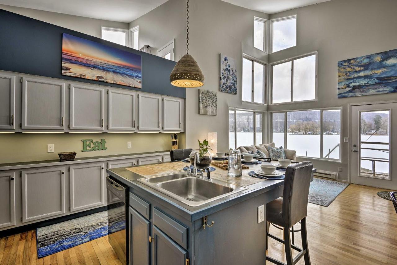 Waterfront Deruyter Home With Private Dock! New Woodstock Ngoại thất bức ảnh