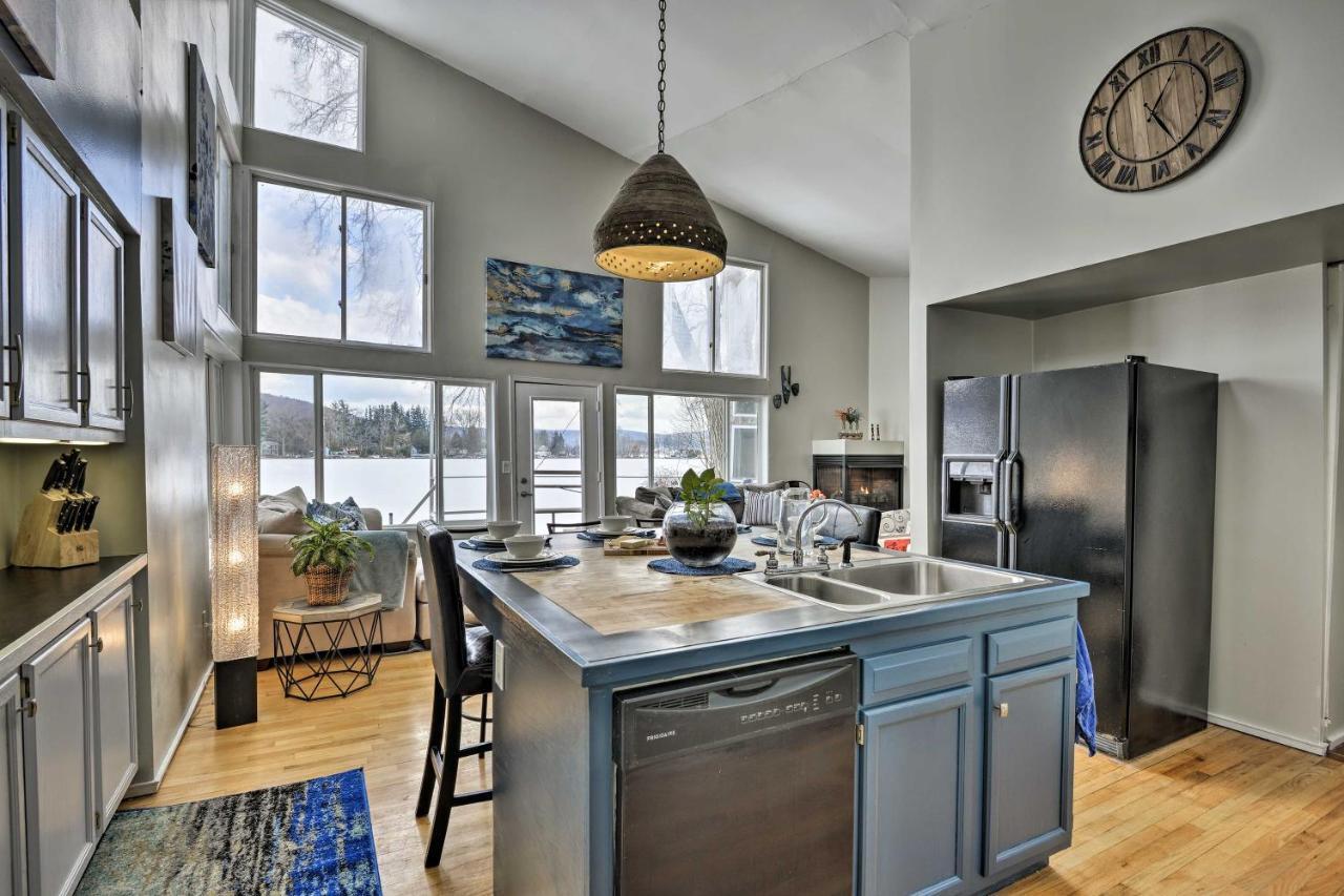 Waterfront Deruyter Home With Private Dock! New Woodstock Ngoại thất bức ảnh