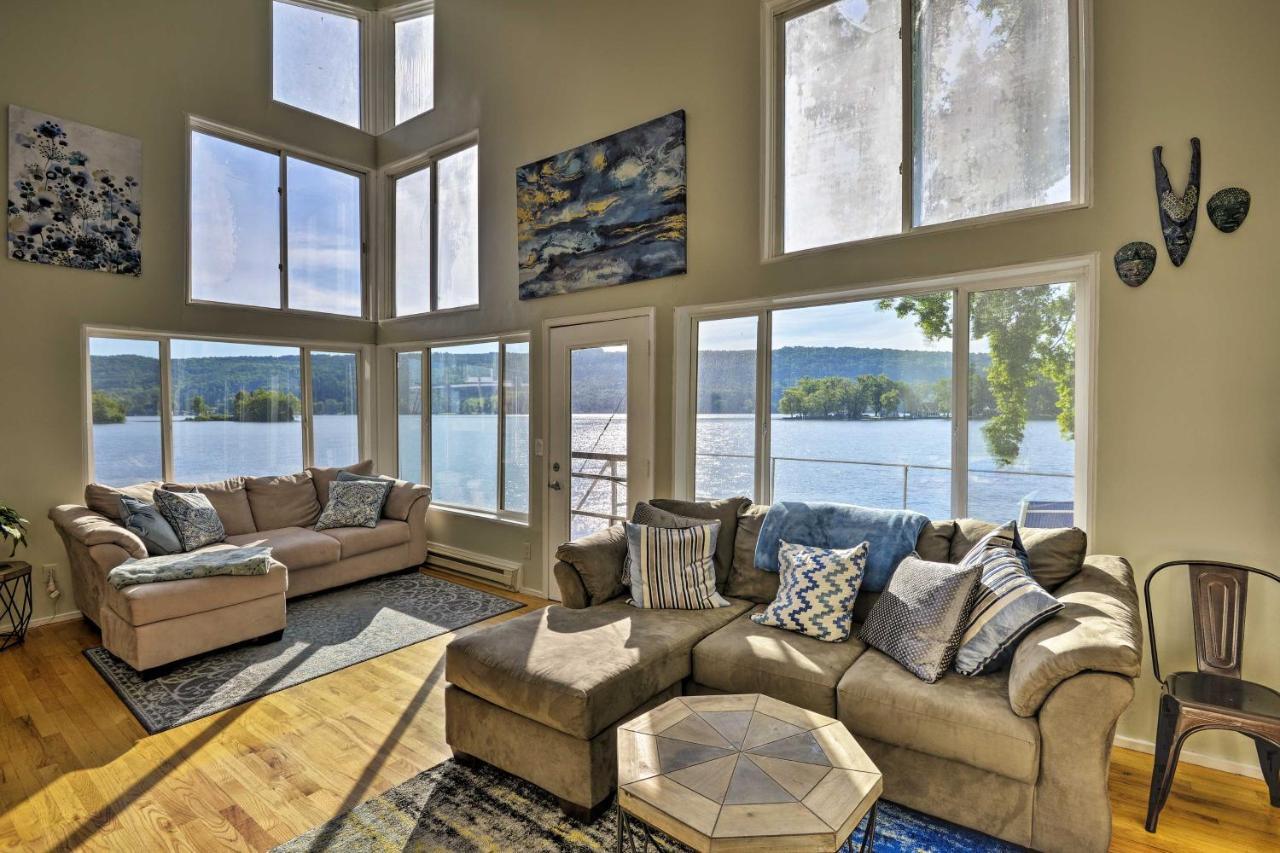 Waterfront Deruyter Home With Private Dock! New Woodstock Ngoại thất bức ảnh