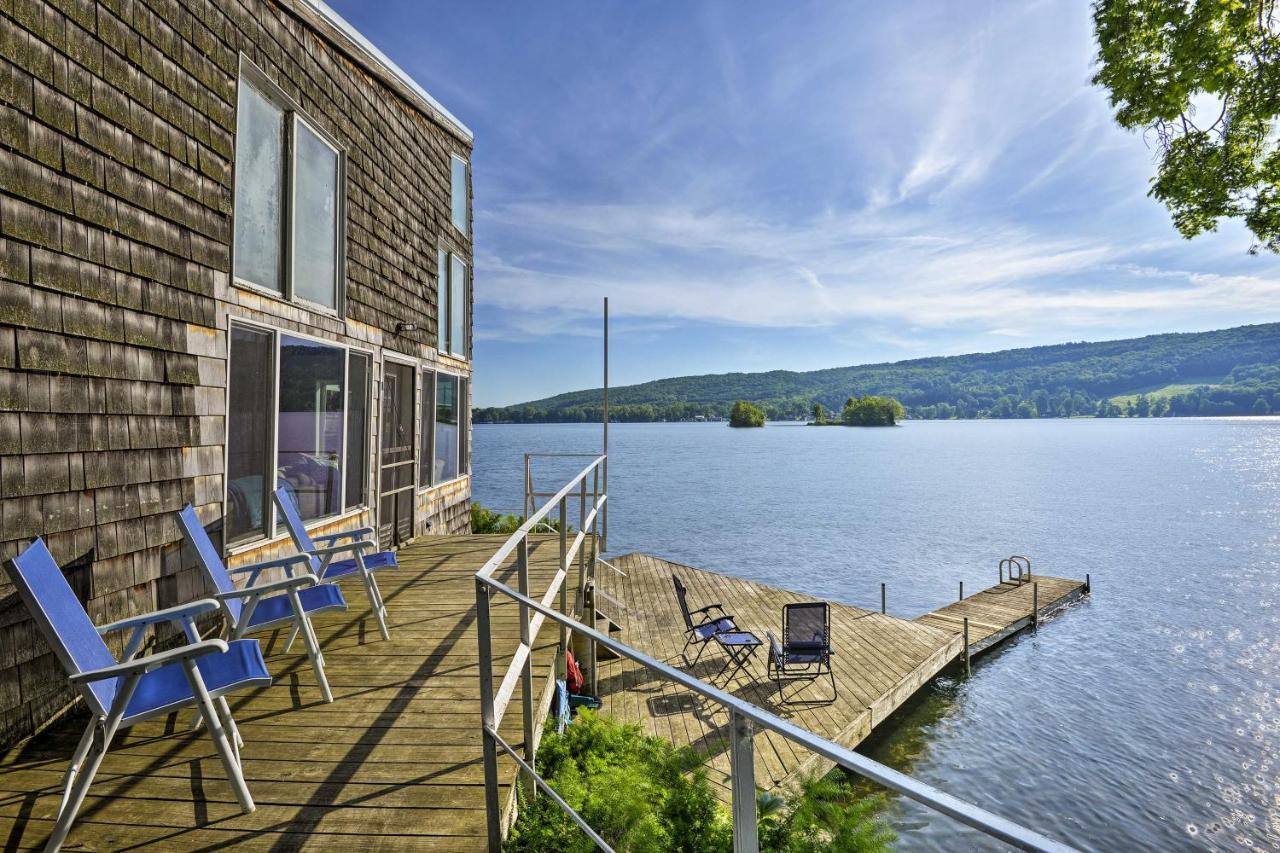 Waterfront Deruyter Home With Private Dock! New Woodstock Ngoại thất bức ảnh