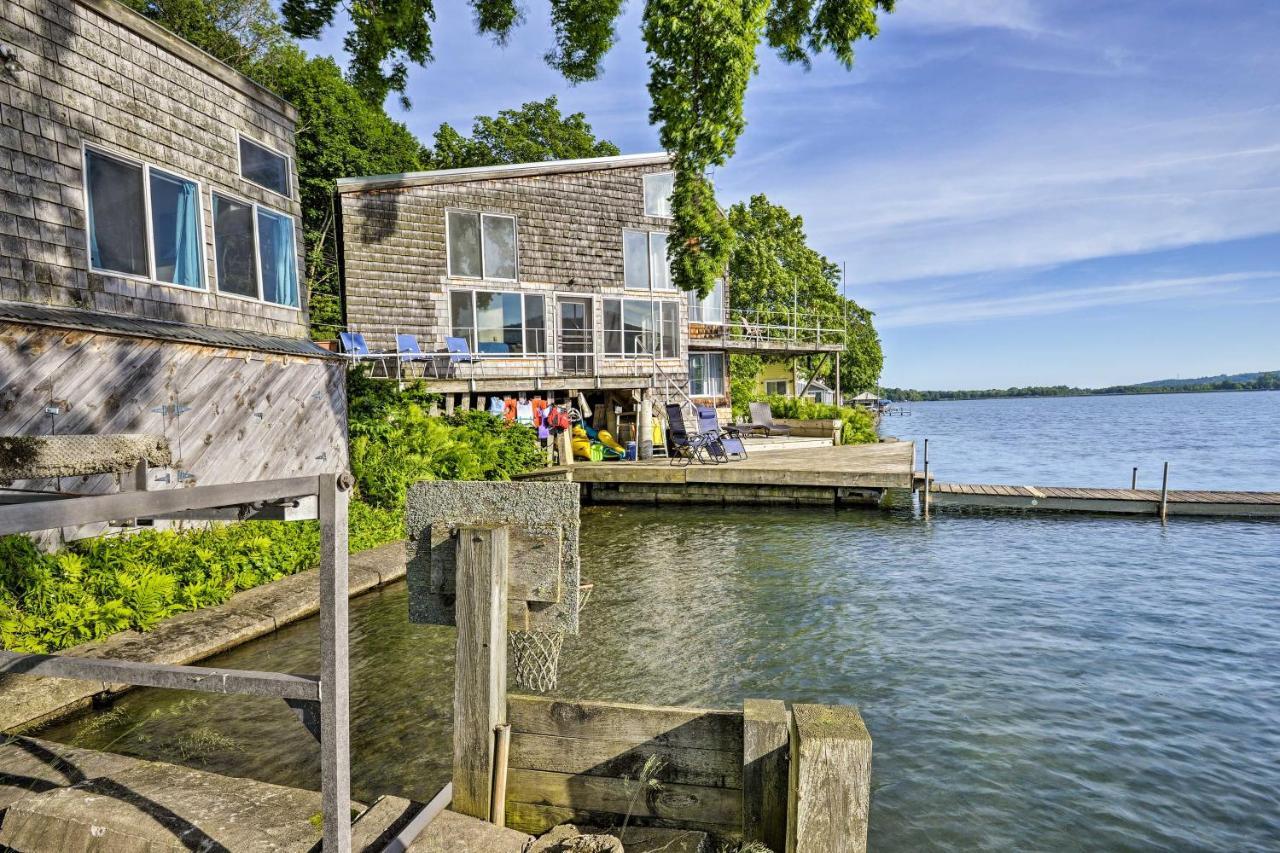 Waterfront Deruyter Home With Private Dock! New Woodstock Ngoại thất bức ảnh