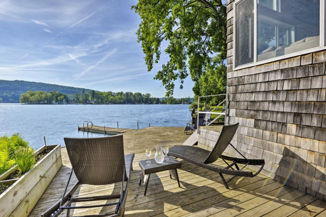 Waterfront Deruyter Home With Private Dock! New Woodstock Ngoại thất bức ảnh