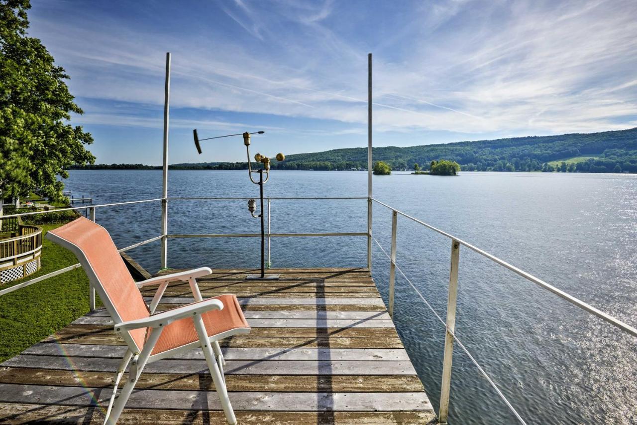 Waterfront Deruyter Home With Private Dock! New Woodstock Ngoại thất bức ảnh