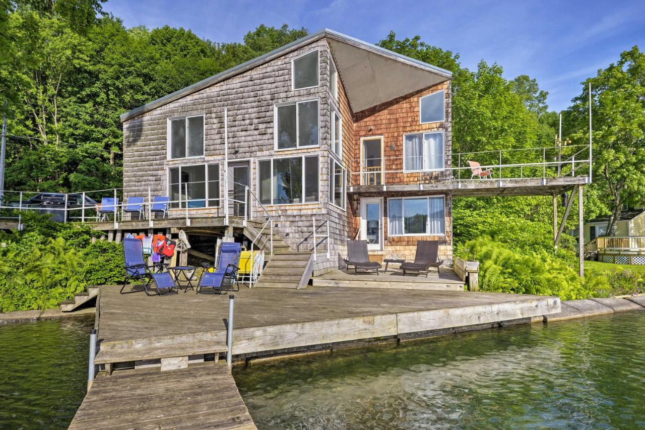 Waterfront Deruyter Home With Private Dock! New Woodstock Ngoại thất bức ảnh